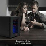 Mini Wine Cooler with 6-Bottle Capacity and Rack