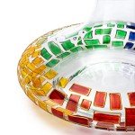 Romantic Stained Glass Wine Decanter Gift Set
