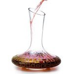 Romantic Stained Glass Wine Decanter Gift Set