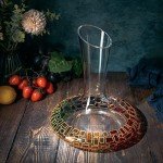 Romantic Stained Glass Wine Decanter Gift Set