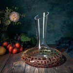 Romantic Stained Glass Wine Decanter Gift Set