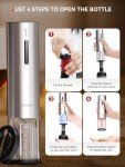 Rechargeable Electric Wine Accessories Gift Set