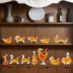Zodiac Decanter Set - 12 Mini Animal Carafes