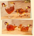Zodiac Decanter Set - 12 Mini Animal Carafes