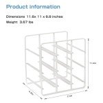 9-Bottle Metal Wine Rack for Kitchen Storage