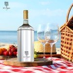Stainless Steel Wine Chiller Set with Accessories
