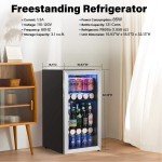 Yeego Freestanding Beverage Refrigerator for 120 Cans