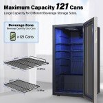 Yeego Freestanding Beverage Refrigerator for 120 Cans