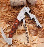 Rosewood Handle Corkscrew Set for Bartenders - 3 Pack
