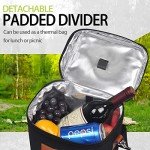 Insulated 4 Bottle Wine Tote Carrier Bag