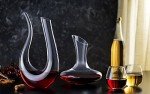 JoyJolt Lancia Hand Blown Crystal Wine Decanter