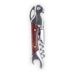 Stylish Dual-Hinged Corkscrew with Foil Cutter
