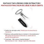 Peugeot Mathus Two-Prong Corkscrew - Black 4.5