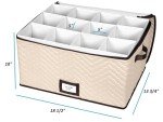Wine Glass Storage Case for 12 Glasses