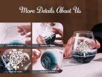 Sea Turtle Wine Glasses Set - Teal Tortoise Design