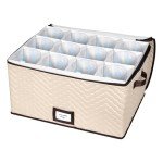 Wine Glass Storage Case for 12 Glasses