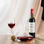 YouYah Lead-Free Crystal Wine Decanter Set