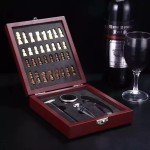 Wine Bottle Opener Set in Wooden Box