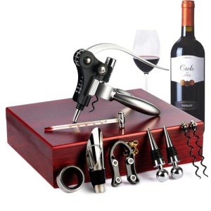 9-Piece Stainless Steel Wine Opener Set