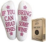 Funny Wine Glass and Socks Gift Set