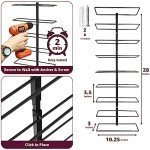 SORBUS 9-Tier Wine Rack Wall Mount