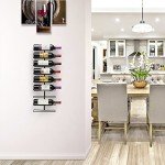 SORBUS 9-Tier Wine Rack Wall Mount