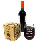 Funny Wine Glass and Socks Gift Set
