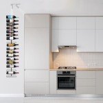 SORBUS 9-Tier Wine Rack Wall Mount