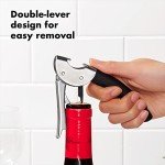 OXO Double Lever Steel Waiter's Corkscrew