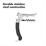 OXO Double Lever Steel Waiter's Corkscrew