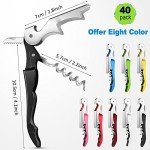 40-Piece Metal Corkscrew Wine Opener Set