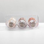 Clear 2-Pack Water Bottle Organizer for 6 Bottles