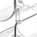 Clear 2-Pack Water Bottle Organizer for 6 Bottles