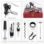 9-Piece Stainless Steel Wine Opener Set