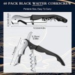 Heavy Duty Waiter’s Corkscrew Wine Opener Tool