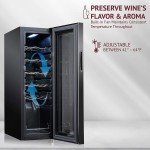 Schmecke Freestanding 12-Bottle Wine Cooler