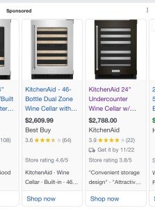 KitchenAid Undercounter Wine Chiller Unit