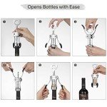 Premium Wing Corkscrew with Foil Cutter Tool