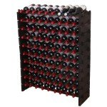 Wooden Stackable Wine Rack for 90 Bottles