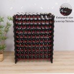 Wooden Stackable Wine Rack for 90 Bottles