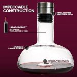 Stylish Wine Decanter Set with Aerator Lid