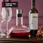 Stylish Wine Decanter Set with Aerator Lid