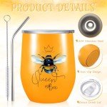 Bee-Themed Wine Tumbler Gift Set - 3 Pieces