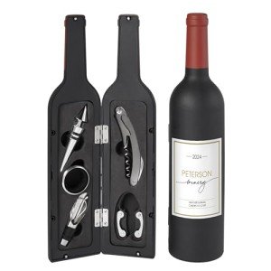 Personalized 5-Piece Wine Tool Set for Memories