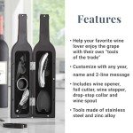 Personalized 5-Piece Wine Tool Set for Memories