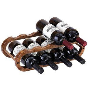 Navtcow 2-in-1 Wine and Bottle Organizer
