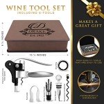 Personalized 5-Piece Wine Tool Gift Set
