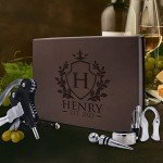 Personalized 5-Piece Wine Tool Gift Set