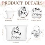 Horse-Themed Wine Tumbler Gift Set - 3 Pcs