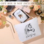 Horse-Themed Wine Tumbler Gift Set - 3 Pcs